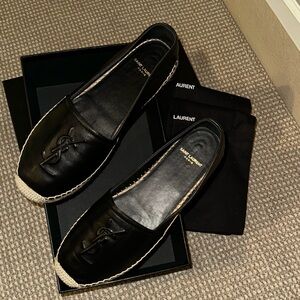 Saint Laurent Black Espadrilles